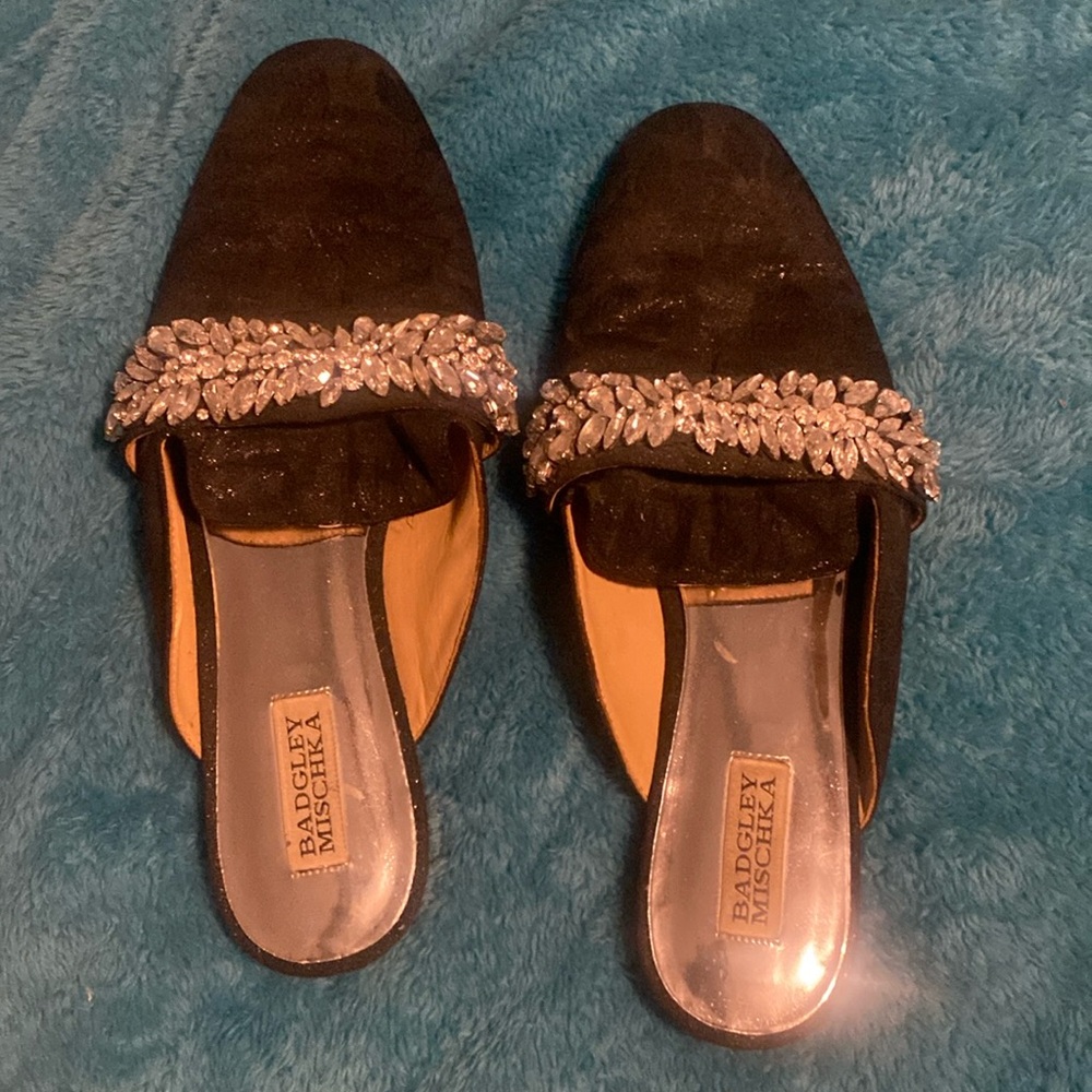 Badgely Mischka 9.5 loafer mules